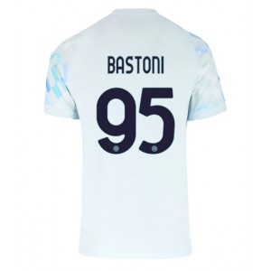 Inter Milan Alessandro Bastoni #95 Jalkapallovaatteet Vieraspaita 2025-26 Lyhythihainen